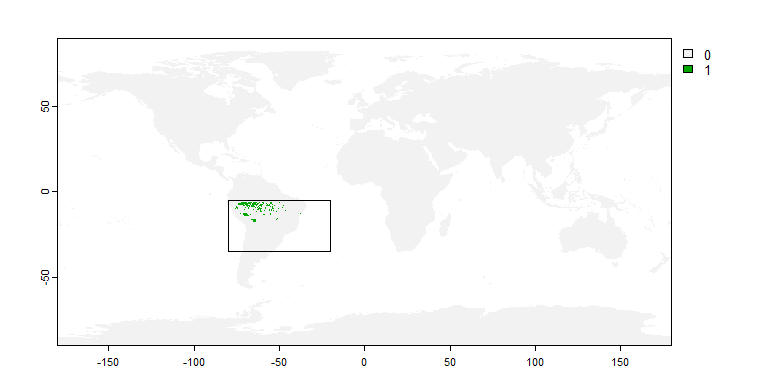 Fig. 8.5 Distribution of a species limited to a particular extent